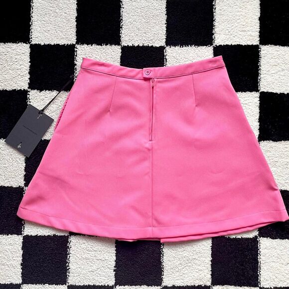 UNIF Pink Button Front Mini Skirt S - Picture 2 of 7